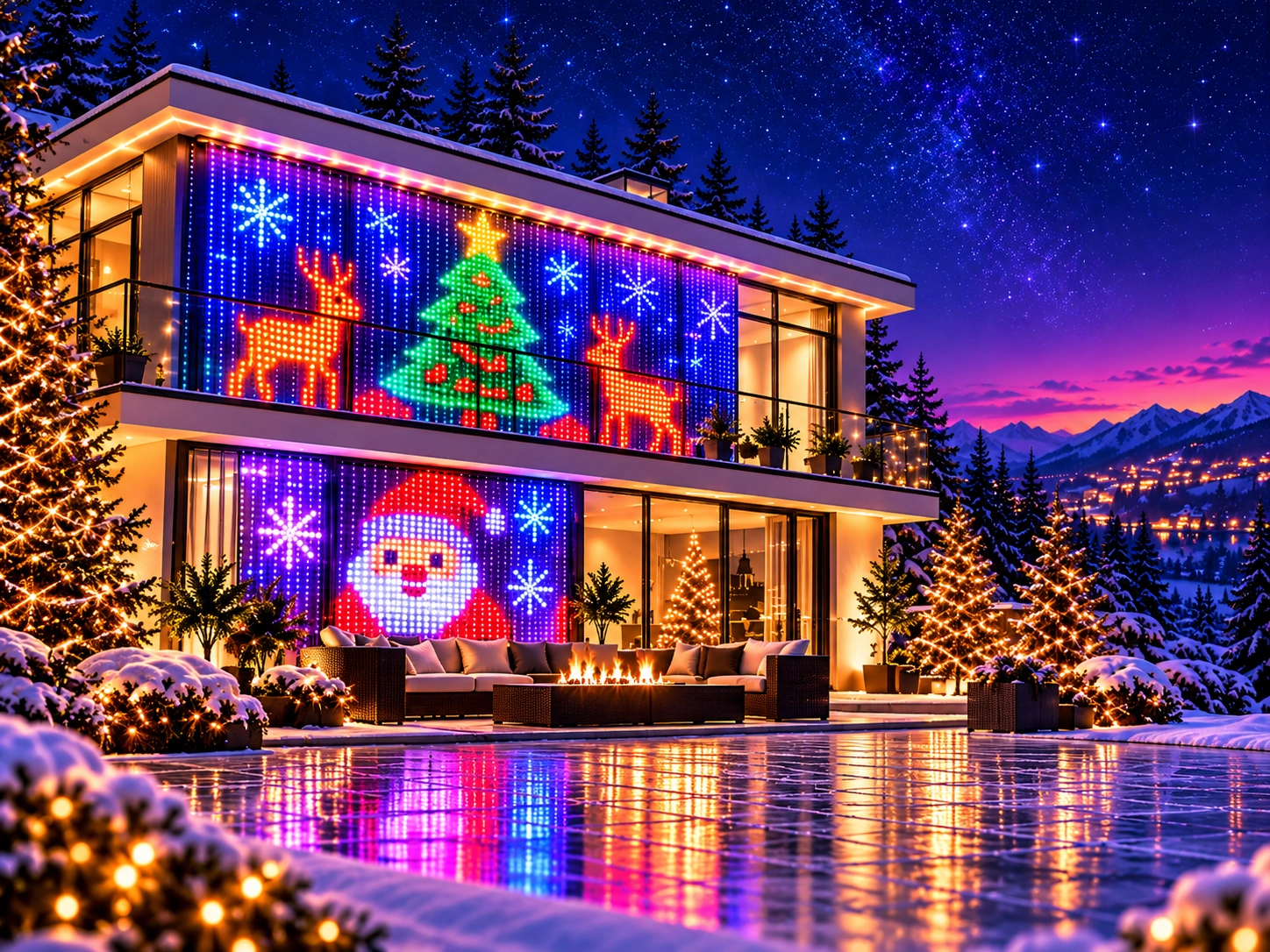 Smart Pixel Curtain Lights